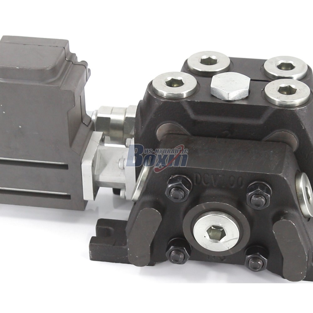 DCV100EMA-OT Electric Motor 1 Spool Sectional Directional Valve for Hydraulic Systems detail image